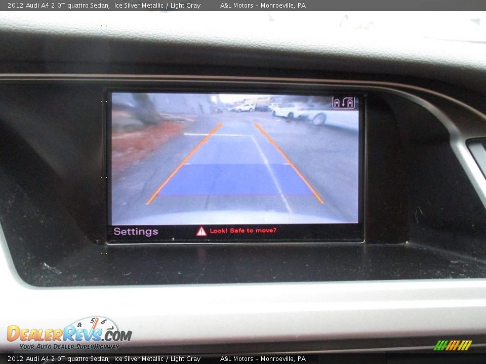 2012 Audi A4 2.0T quattro Sedan Ice Silver Metallic / Light Gray Photo #17