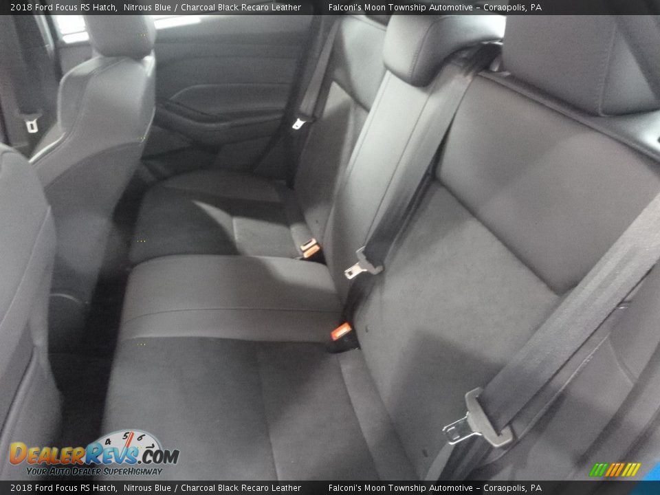 2018 Ford Focus RS Hatch Nitrous Blue / Charcoal Black Recaro Leather Photo #7