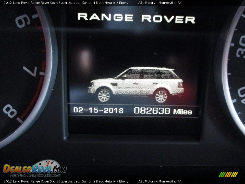 2012 Land Rover Range Rover Sport Supercharged Santorini Black Metallic / Ebony Photo #20