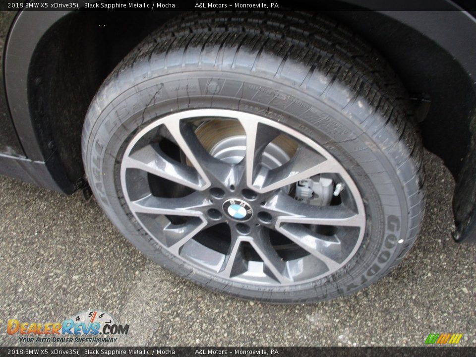 2018 BMW X5 xDrive35i Black Sapphire Metallic / Mocha Photo #6