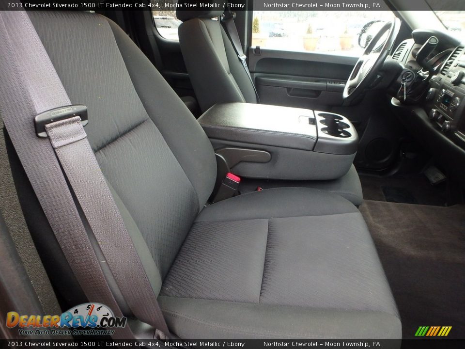 2013 Chevrolet Silverado 1500 LT Extended Cab 4x4 Mocha Steel Metallic / Ebony Photo #14