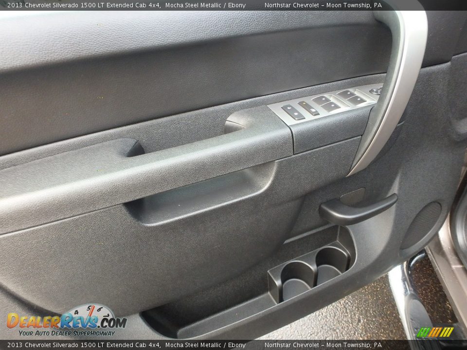 2013 Chevrolet Silverado 1500 LT Extended Cab 4x4 Mocha Steel Metallic / Ebony Photo #23