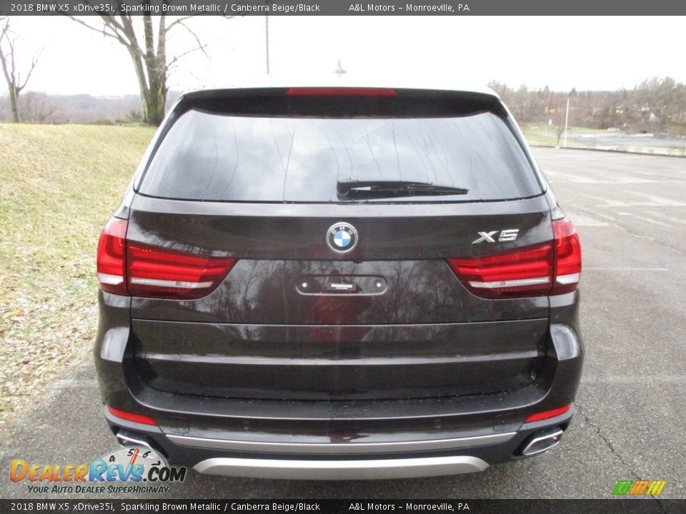 2018 BMW X5 xDrive35i Sparkling Brown Metallic / Canberra Beige/Black Photo #4