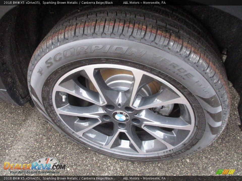 2018 BMW X5 xDrive35i Sparkling Brown Metallic / Canberra Beige/Black Photo #6