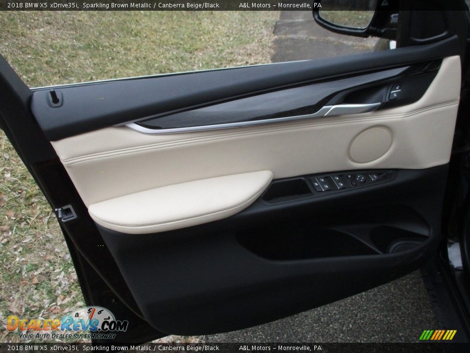 2018 BMW X5 xDrive35i Sparkling Brown Metallic / Canberra Beige/Black Photo #10
