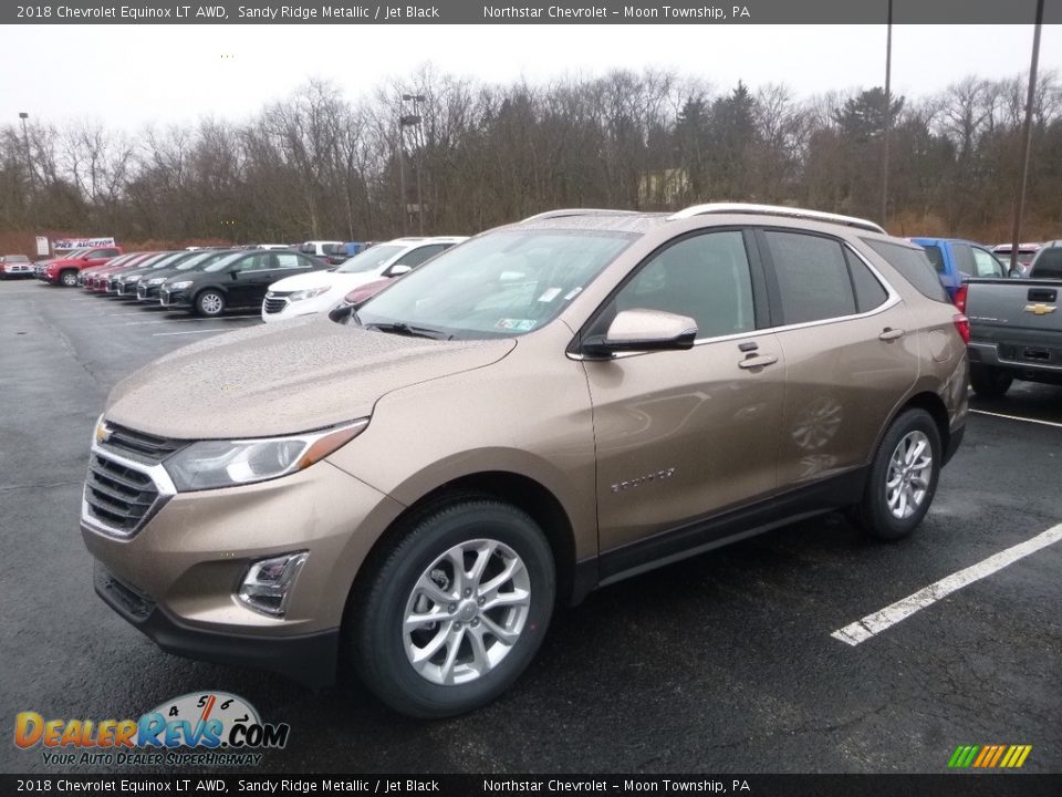 2018 Chevrolet Equinox LT AWD Sandy Ridge Metallic / Jet Black Photo #1