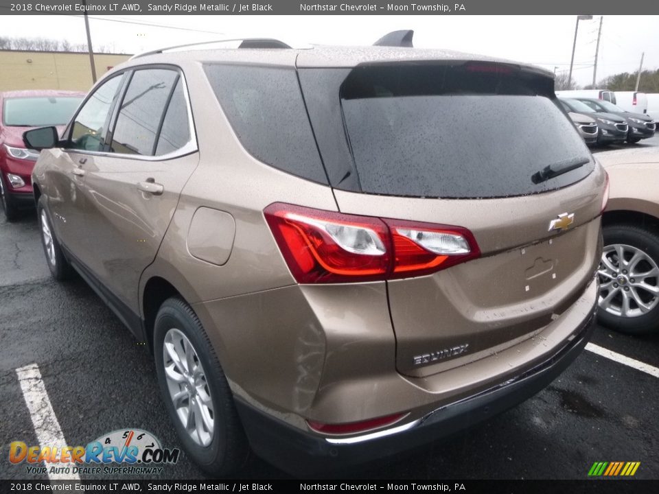 2018 Chevrolet Equinox LT AWD Sandy Ridge Metallic / Jet Black Photo #3