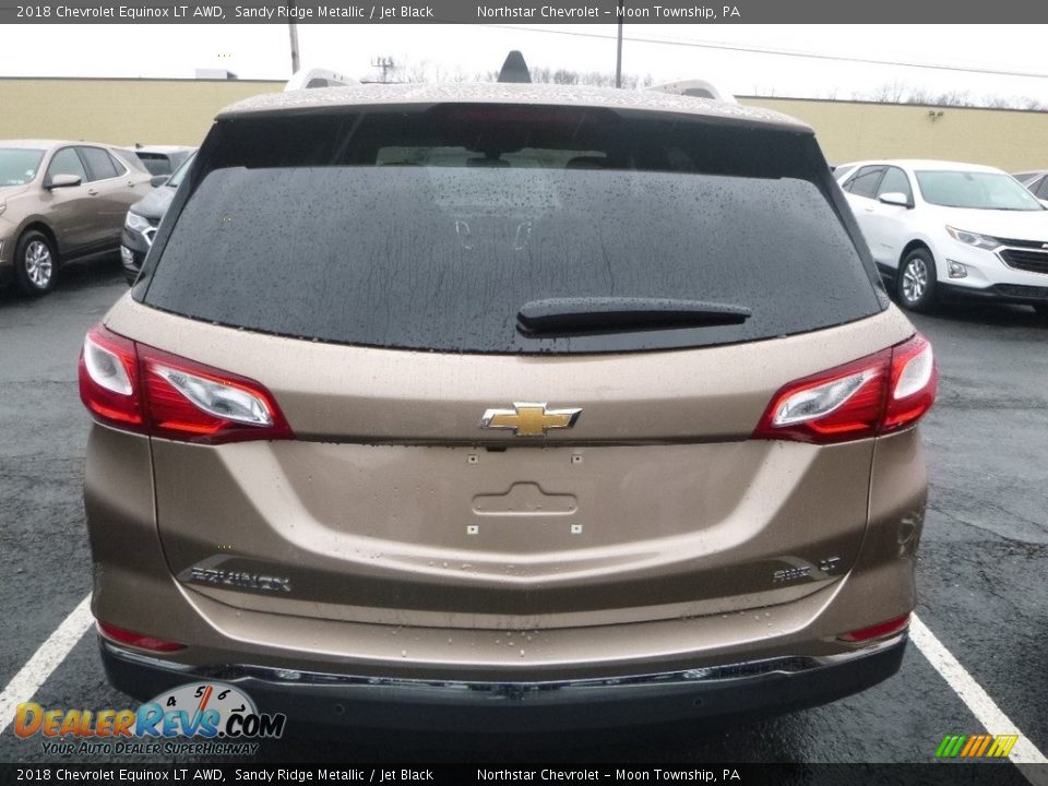 2018 Chevrolet Equinox LT AWD Sandy Ridge Metallic / Jet Black Photo #4