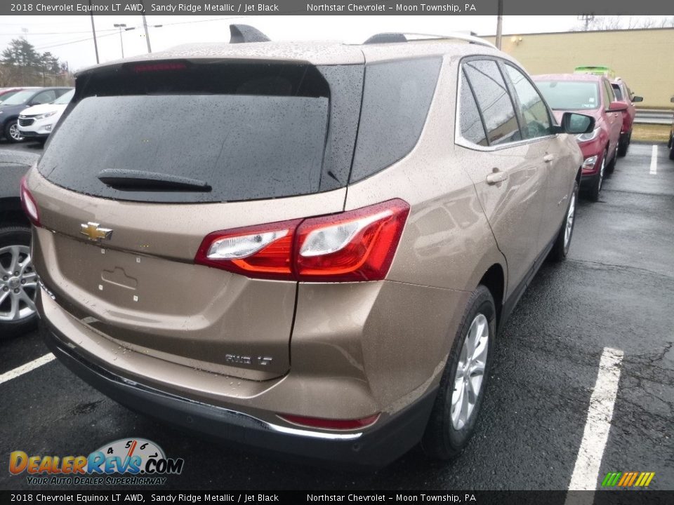 2018 Chevrolet Equinox LT AWD Sandy Ridge Metallic / Jet Black Photo #5