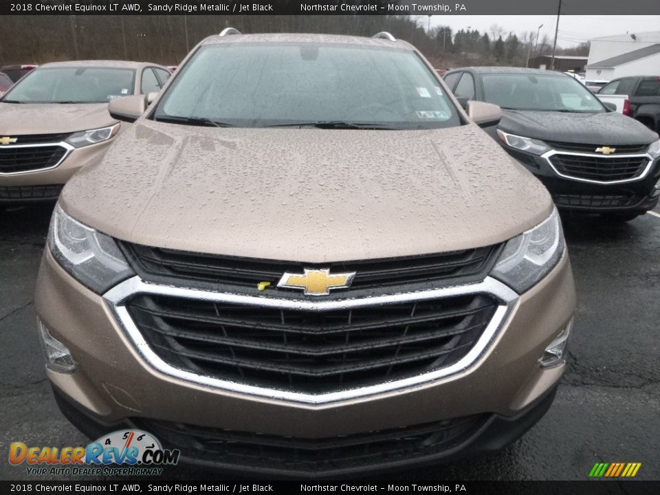 2018 Chevrolet Equinox LT AWD Sandy Ridge Metallic / Jet Black Photo #8