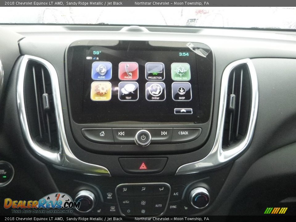 2018 Chevrolet Equinox LT AWD Sandy Ridge Metallic / Jet Black Photo #18
