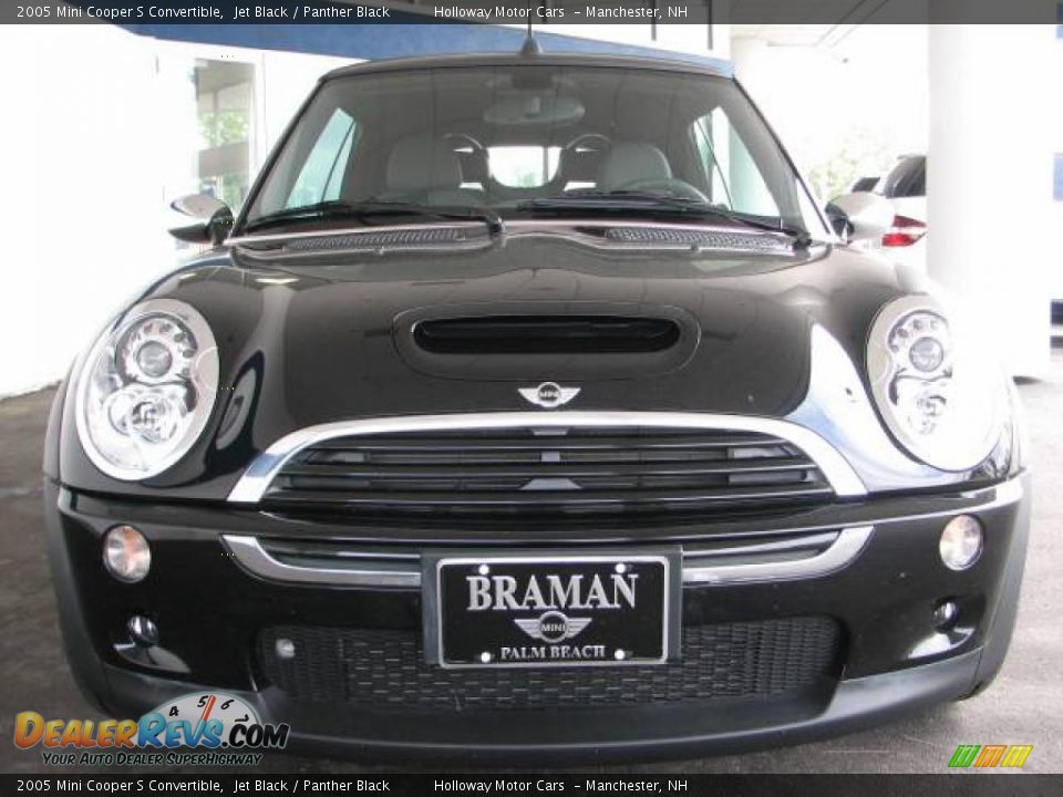 2005 Mini Cooper S Convertible Jet Black / Panther Black Photo #2
