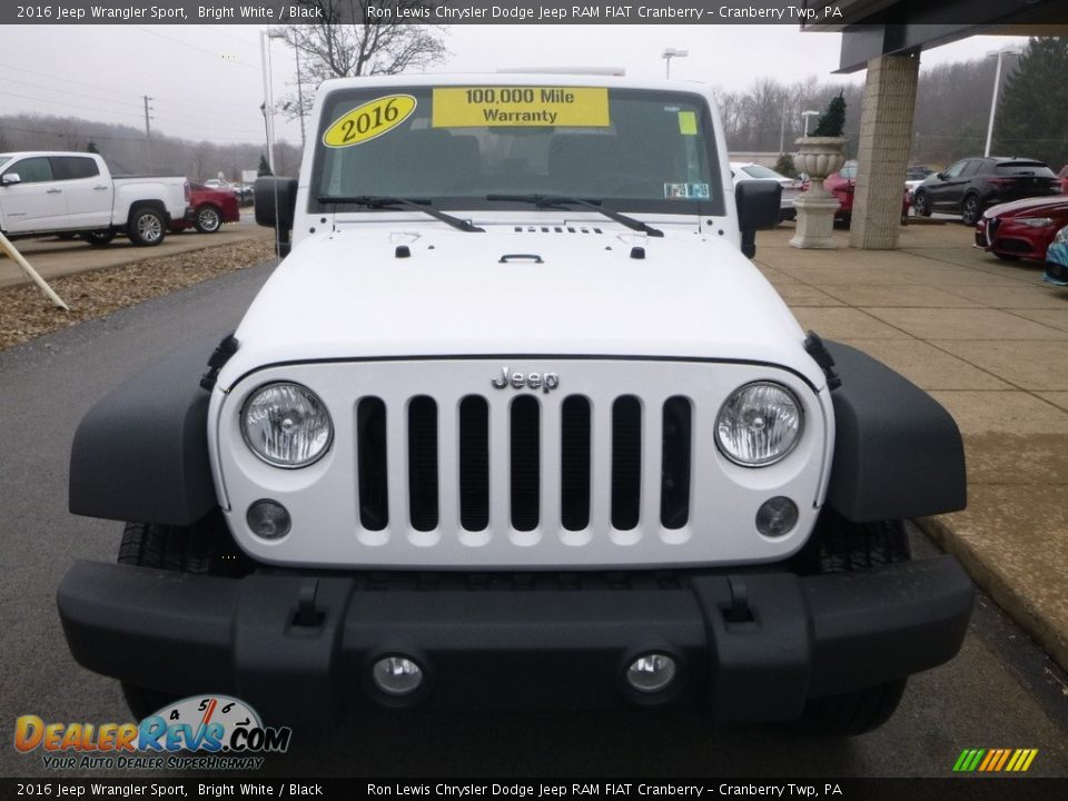 2016 Jeep Wrangler Sport Bright White / Black Photo #4