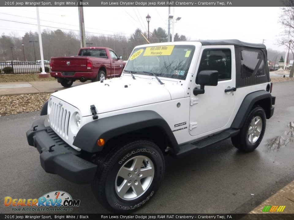 2016 Jeep Wrangler Sport Bright White / Black Photo #5