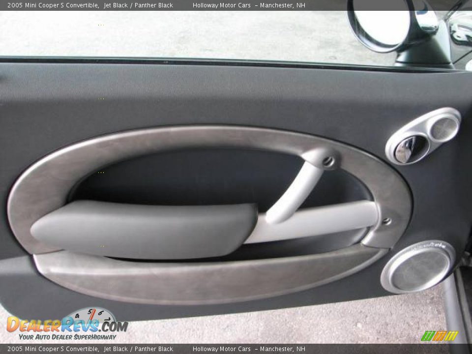 2005 Mini Cooper S Convertible Jet Black / Panther Black Photo #6