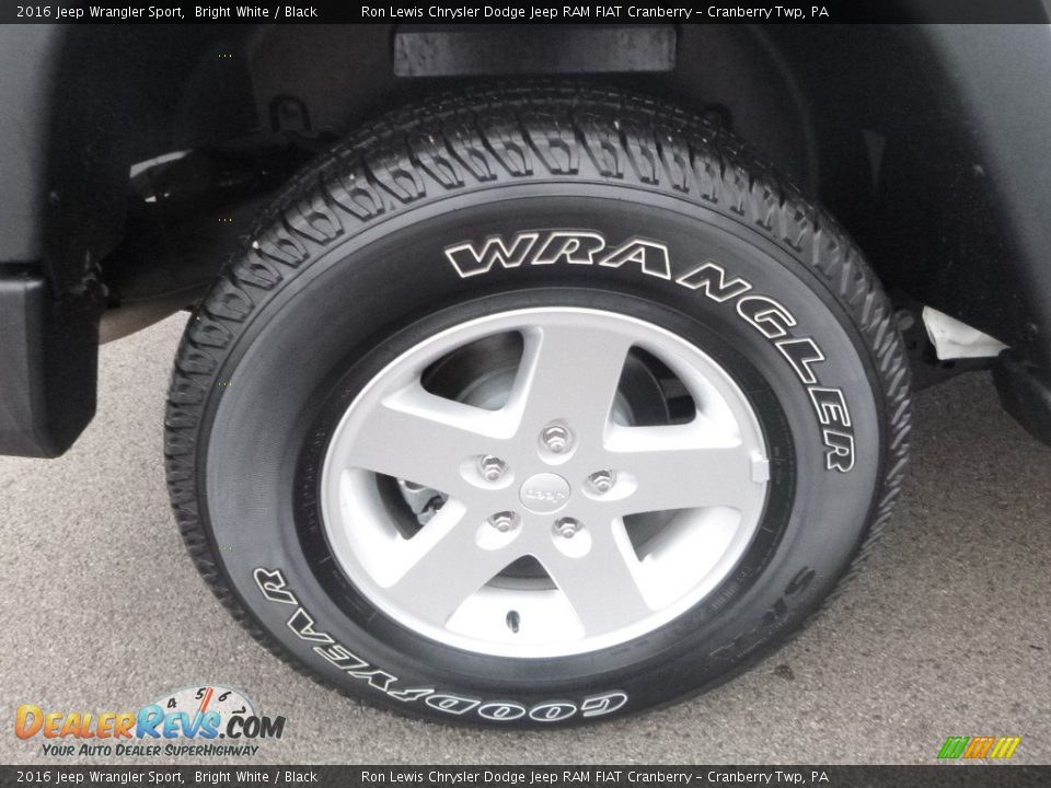 2016 Jeep Wrangler Sport Bright White / Black Photo #9