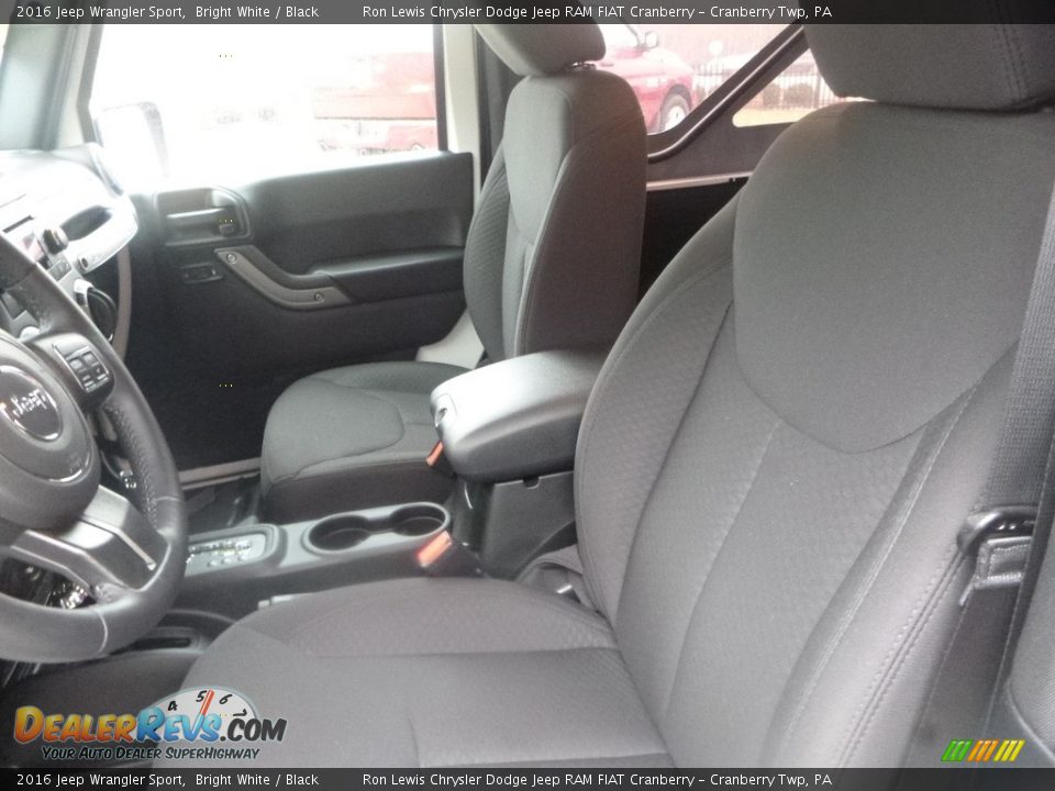 2016 Jeep Wrangler Sport Bright White / Black Photo #15