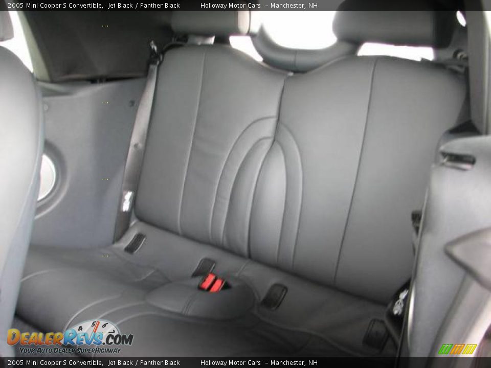 2005 Mini Cooper S Convertible Jet Black / Panther Black Photo #7