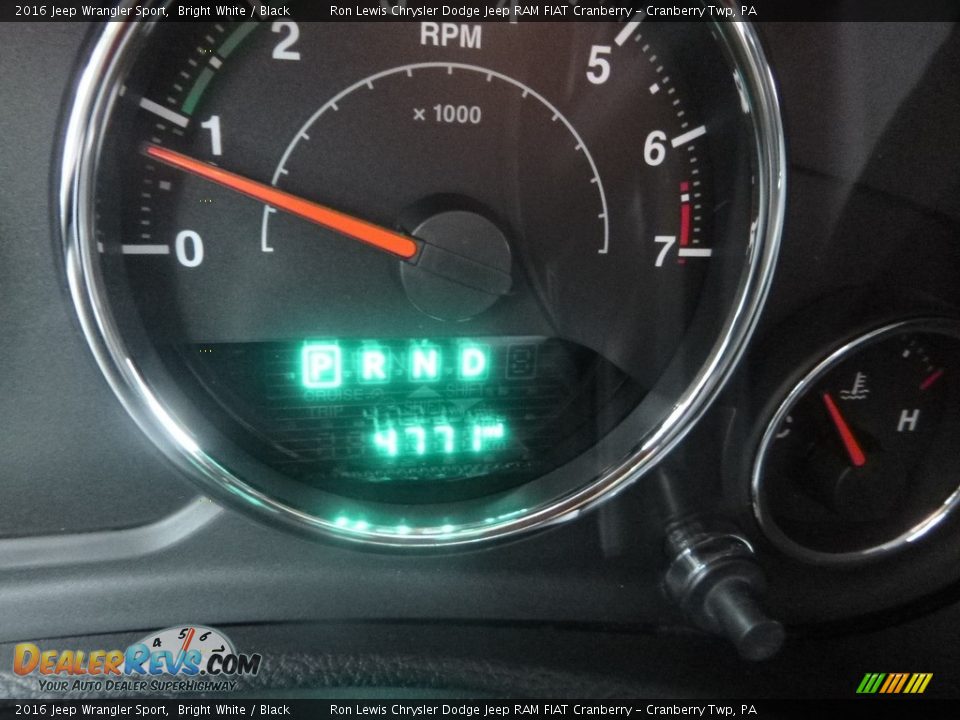 2016 Jeep Wrangler Sport Bright White / Black Photo #19