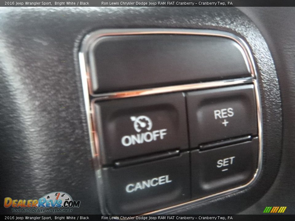 2016 Jeep Wrangler Sport Bright White / Black Photo #20