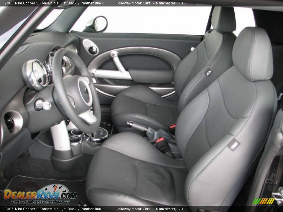 2005 Mini Cooper S Convertible Jet Black / Panther Black Photo #8