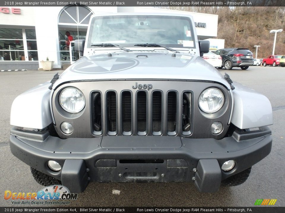 2018 Jeep Wrangler Freedom Edition 4x4 Billet Silver Metallic / Black Photo #9