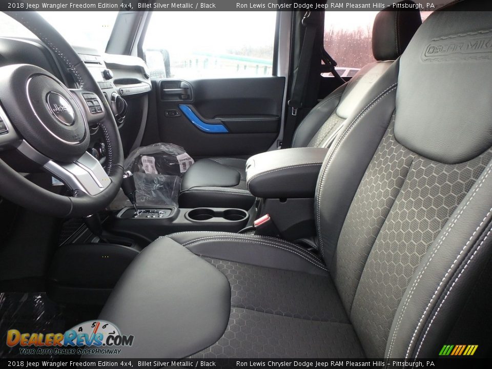 2018 Jeep Wrangler Freedom Edition 4x4 Billet Silver Metallic / Black Photo #11