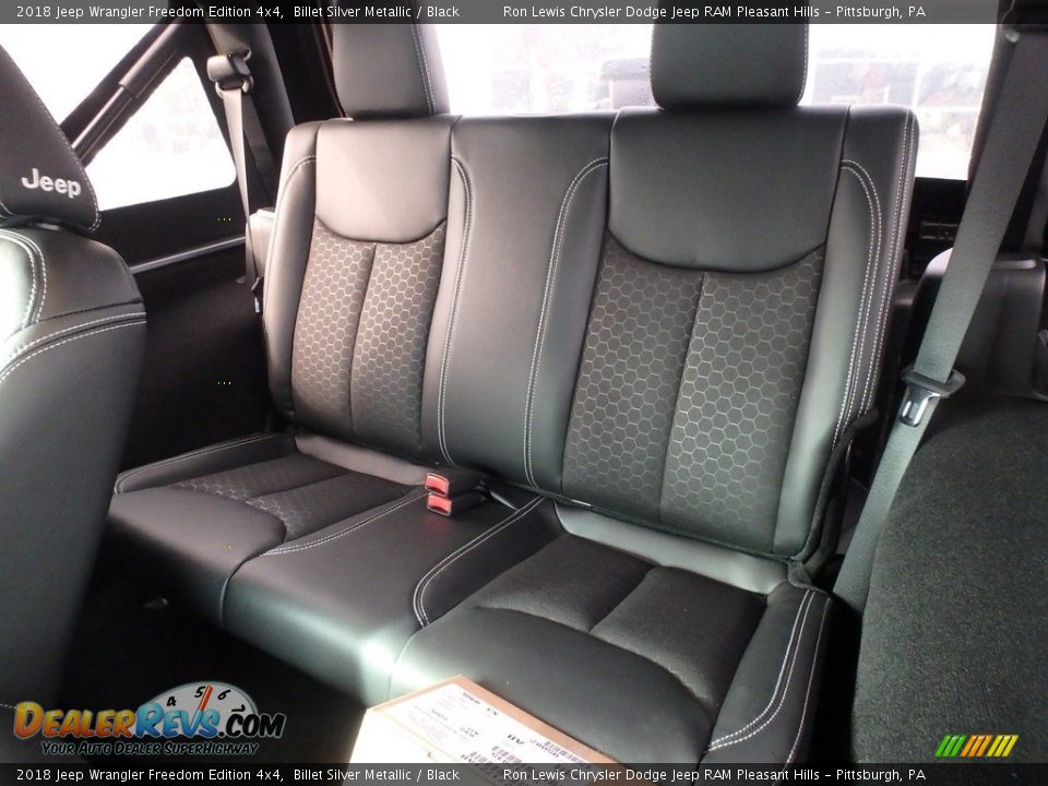 2018 Jeep Wrangler Freedom Edition 4x4 Billet Silver Metallic / Black Photo #12