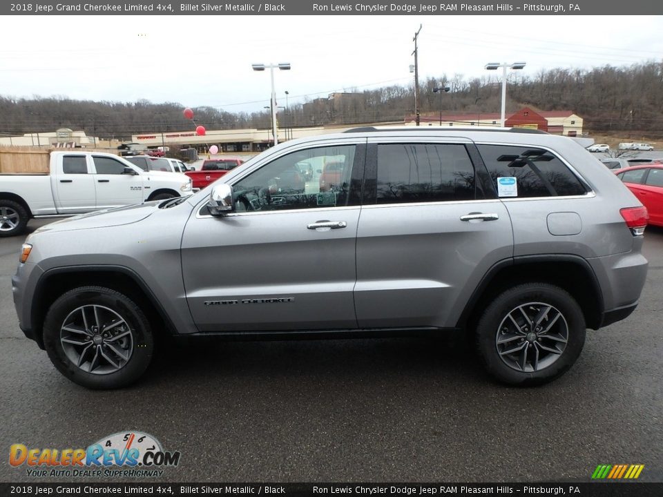 2018 Jeep Grand Cherokee Limited 4x4 Billet Silver Metallic / Black Photo #2