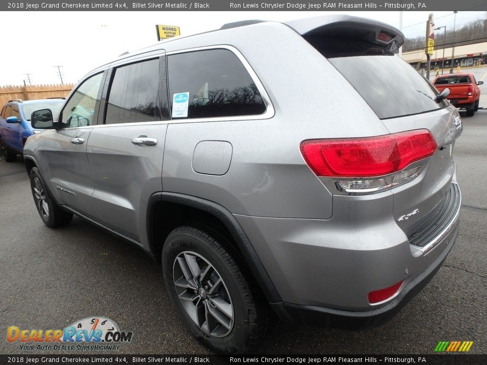 2018 Jeep Grand Cherokee Limited 4x4 Billet Silver Metallic / Black Photo #3
