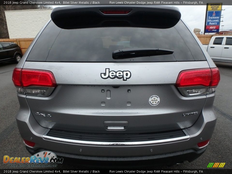 2018 Jeep Grand Cherokee Limited 4x4 Billet Silver Metallic / Black Photo #4