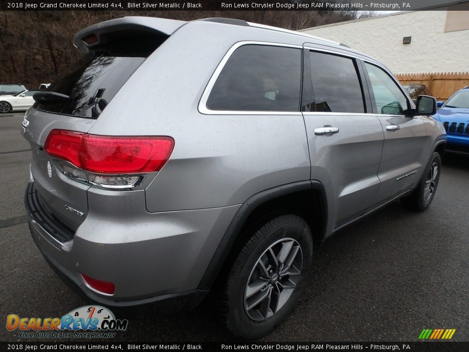 2018 Jeep Grand Cherokee Limited 4x4 Billet Silver Metallic / Black Photo #6
