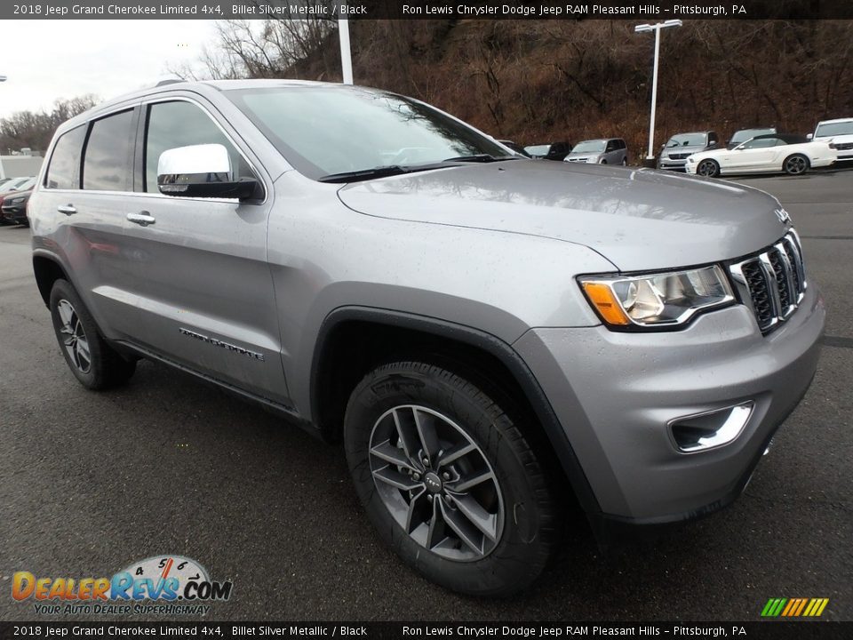 2018 Jeep Grand Cherokee Limited 4x4 Billet Silver Metallic / Black Photo #8