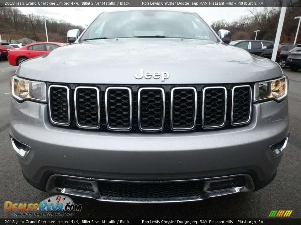 2018 Jeep Grand Cherokee Limited 4x4 Billet Silver Metallic / Black Photo #9