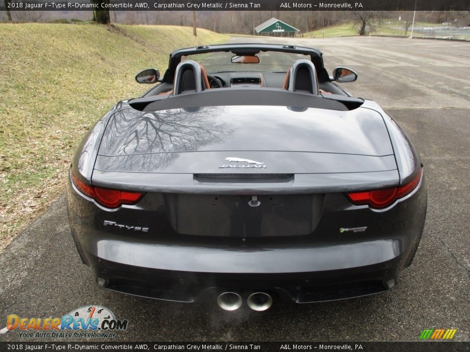 Exhaust of 2018 Jaguar F-Type R-Dynamic Convertible AWD Photo #6