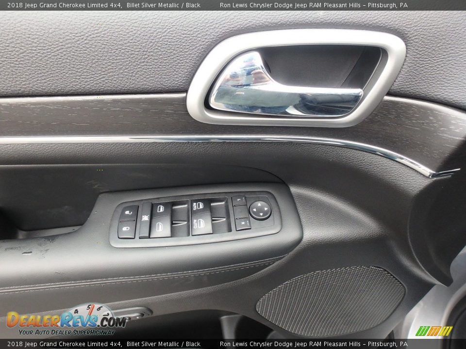 2018 Jeep Grand Cherokee Limited 4x4 Billet Silver Metallic / Black Photo #14