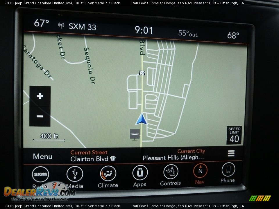 2018 Jeep Grand Cherokee Limited 4x4 Billet Silver Metallic / Black Photo #18