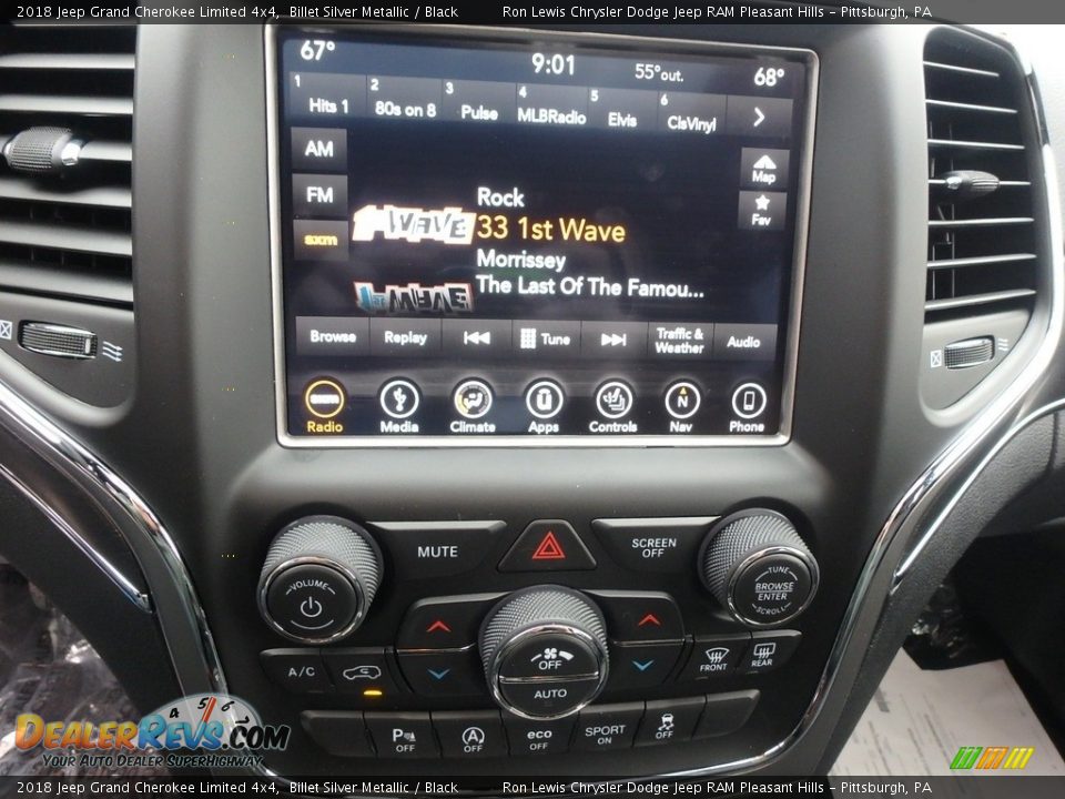 2018 Jeep Grand Cherokee Limited 4x4 Billet Silver Metallic / Black Photo #20