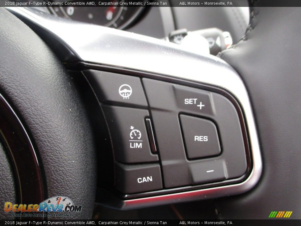 Controls of 2018 Jaguar F-Type R-Dynamic Convertible AWD Photo #18