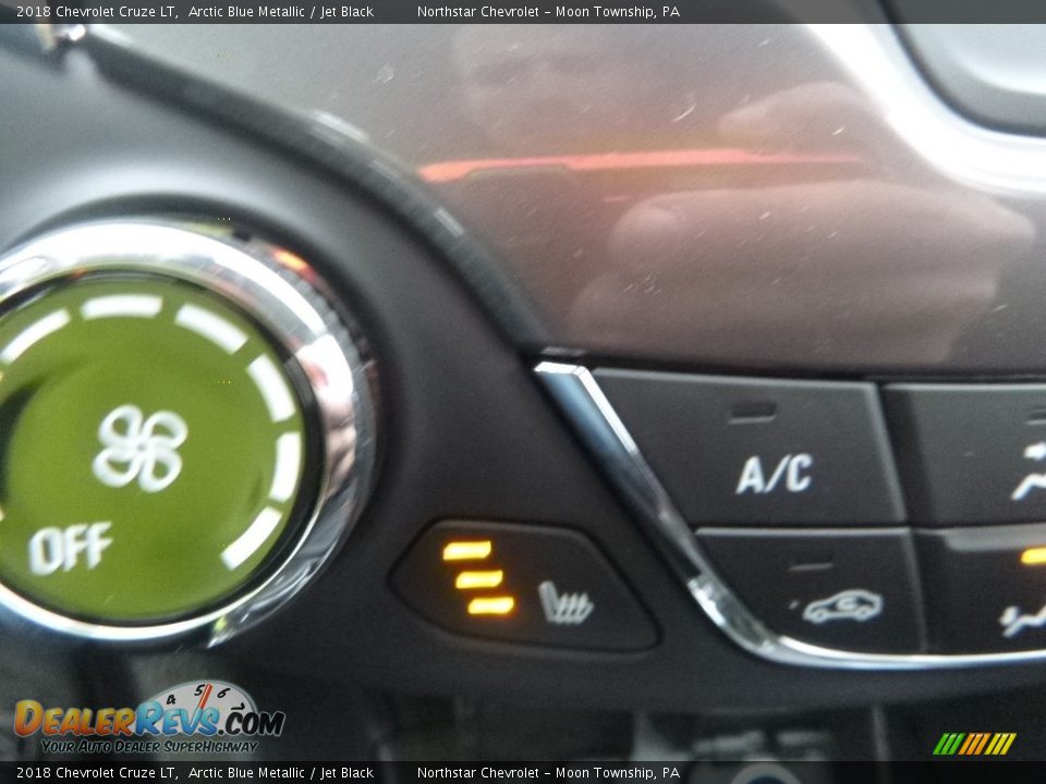 2018 Chevrolet Cruze LT Arctic Blue Metallic / Jet Black Photo #18