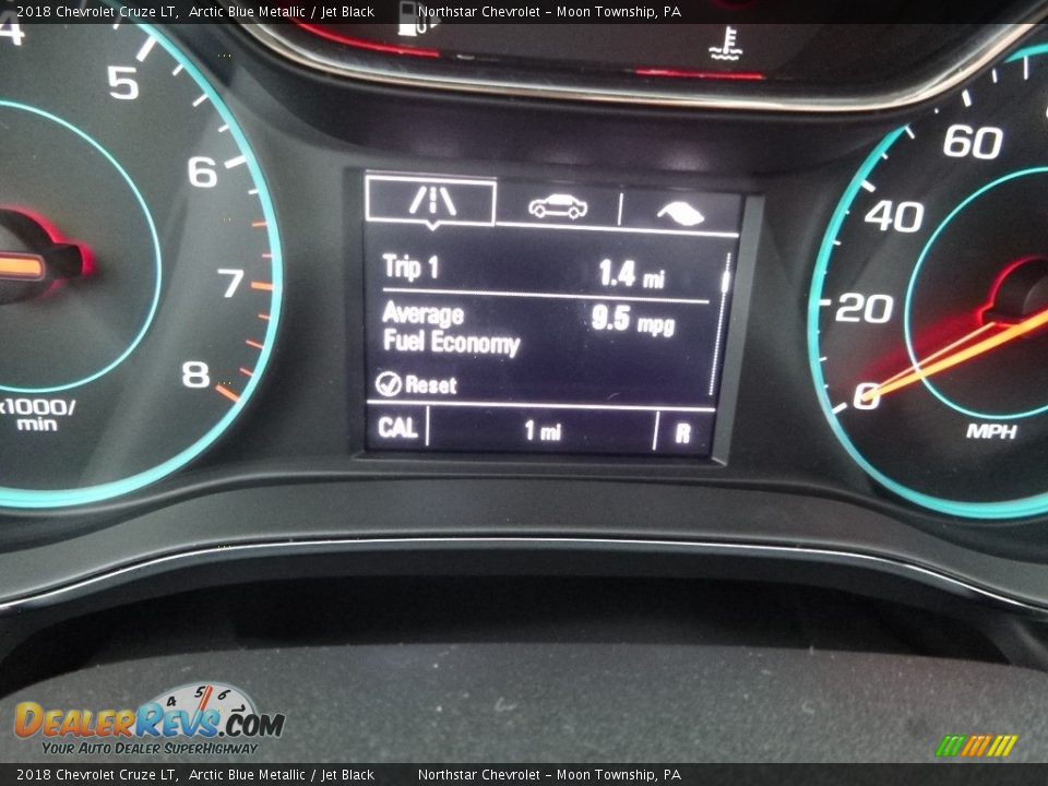 2018 Chevrolet Cruze LT Arctic Blue Metallic / Jet Black Photo #20
