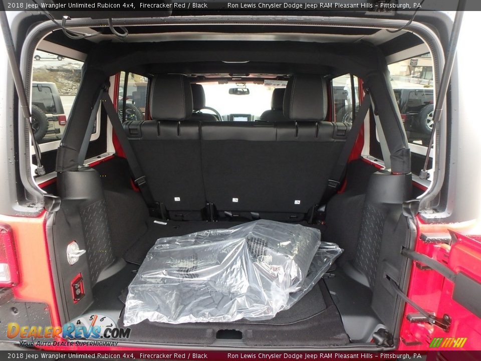 2018 Jeep Wrangler Unlimited Rubicon 4x4 Firecracker Red / Black Photo #6