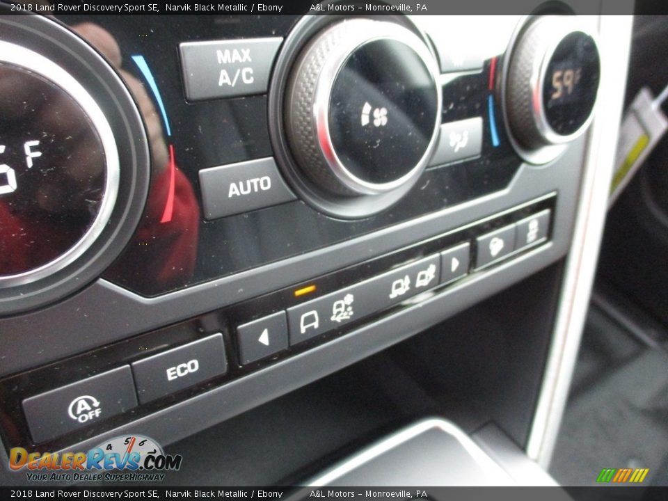 2018 Land Rover Discovery Sport SE Narvik Black Metallic / Ebony Photo #17