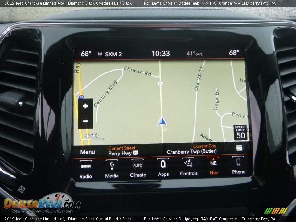 Navigation of 2019 Jeep Cherokee Limited 4x4 Photo #20