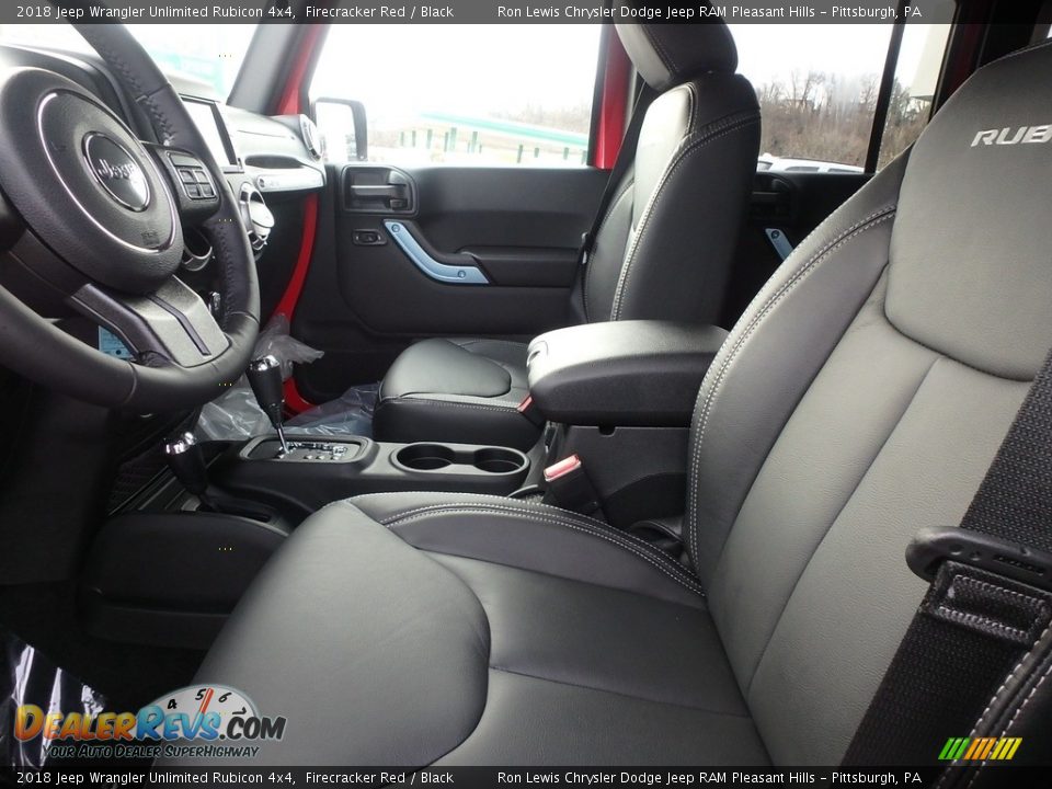 2018 Jeep Wrangler Unlimited Rubicon 4x4 Firecracker Red / Black Photo #12