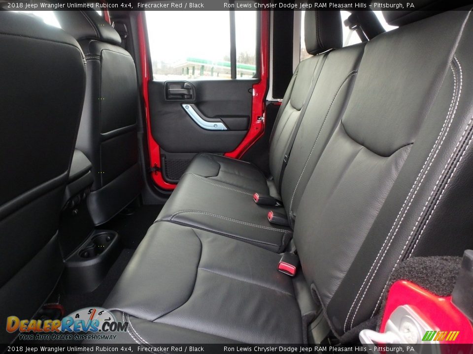 2018 Jeep Wrangler Unlimited Rubicon 4x4 Firecracker Red / Black Photo #13