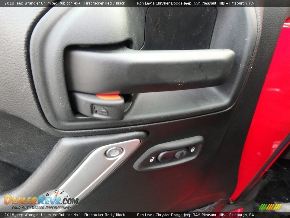 2018 Jeep Wrangler Unlimited Rubicon 4x4 Firecracker Red / Black Photo #15