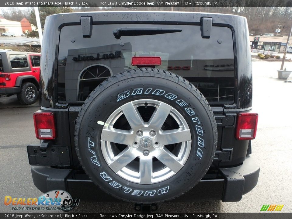 2018 Jeep Wrangler Sahara 4x4 Black / Black Photo #4