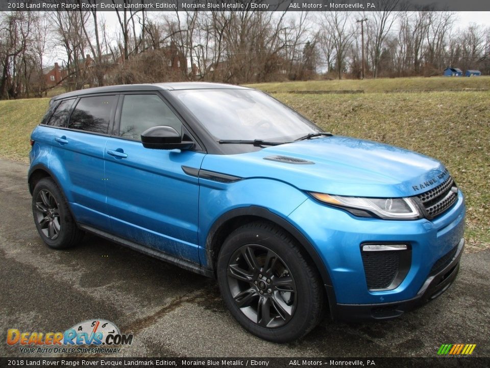 Front 3/4 View of 2018 Land Rover Range Rover Evoque Landmark Edition Photo #1