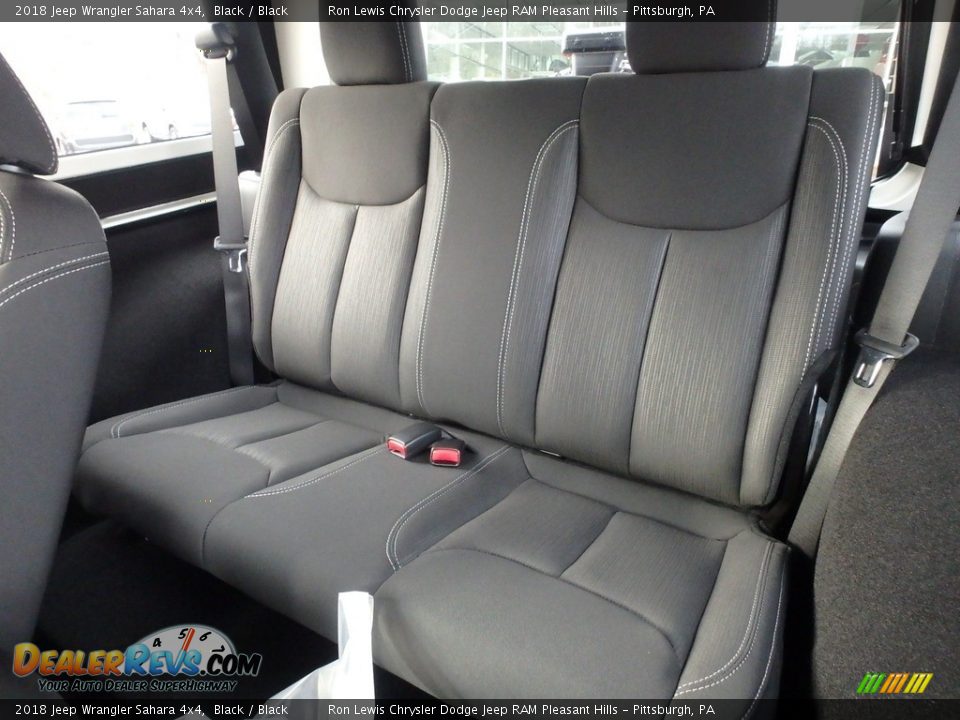 Rear Seat of 2018 Jeep Wrangler Sahara 4x4 Photo #13